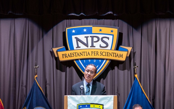 NPS Hall of Fame Alumnus Inspires Graduates During Winter Quarter Commencement
