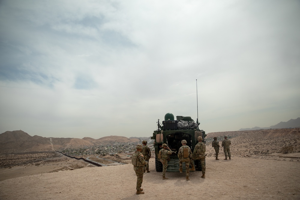 U.S. Soldiers support southern border mission