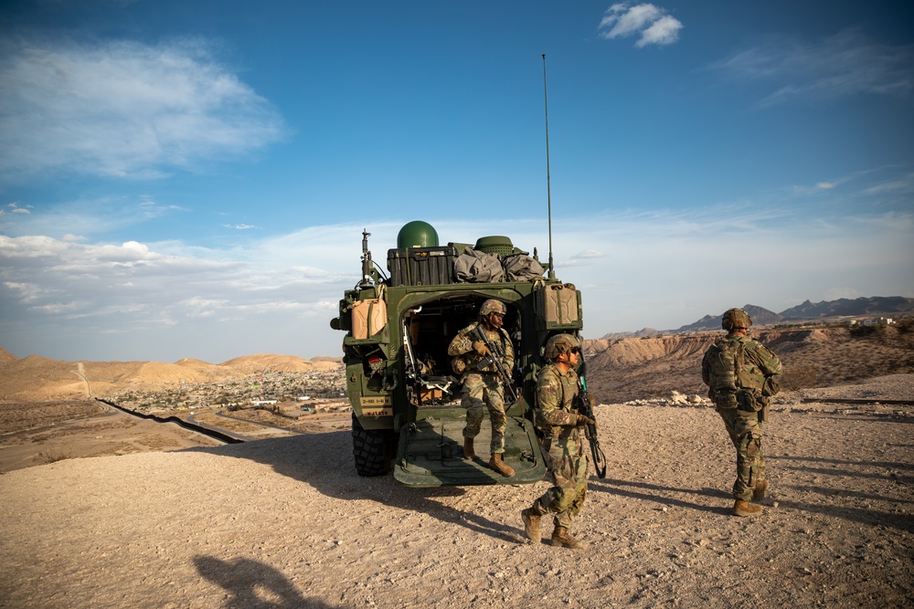 U.S. Soldiers support southern border mission