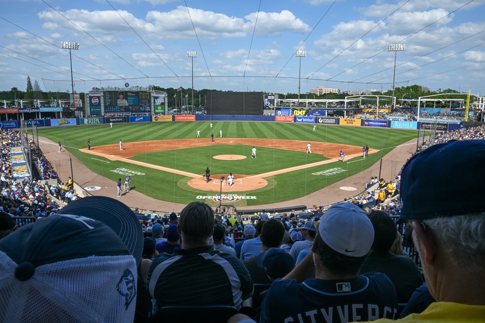 Coast Guard, Air Force at Tampa Bay Rays opening day