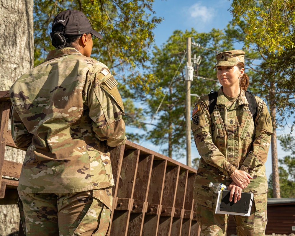 The NCO Leadership Center of Excellence Commandant visits Fort Stewart