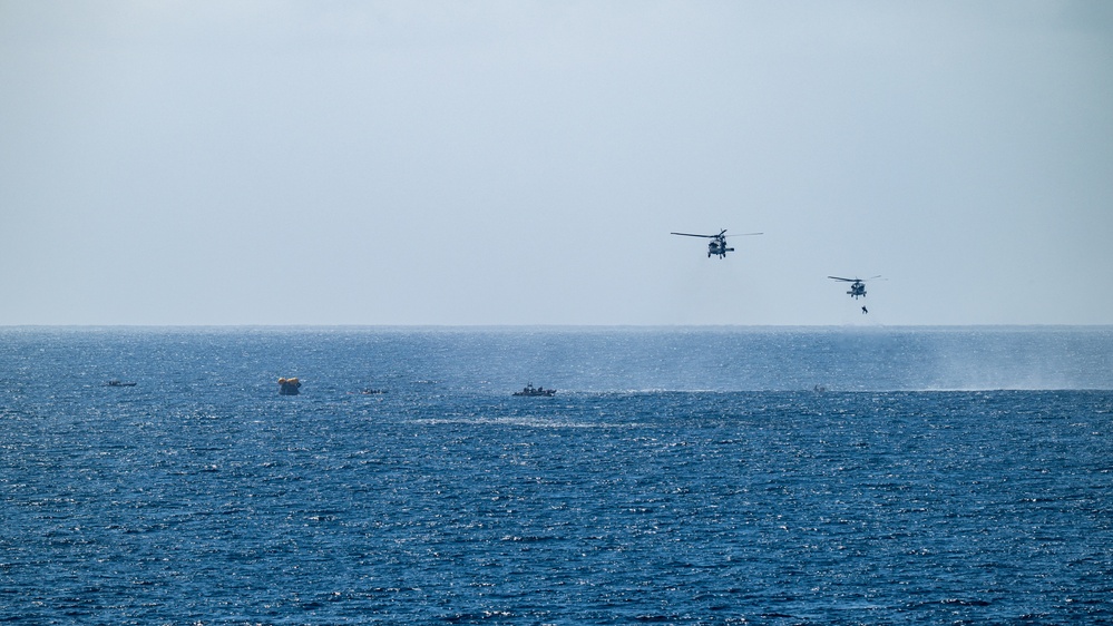 Daily operations at sea during URT-12