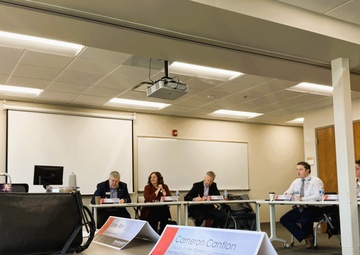Fort McCoy members support local college community panel breakfast