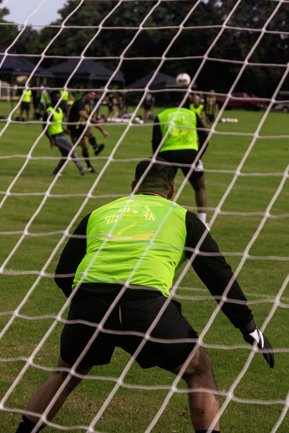 MRF-D 25.3: U.S. Marines and Sailors play soccer with Mindil Aces Football Club