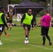 MRF-D 25.3: U.S. Marines and Sailors play soccer with Mindil Aces Football Club