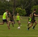 MRF-D 25.3: U.S. Marines and Sailors play soccer with Mindil Aces Football Club
