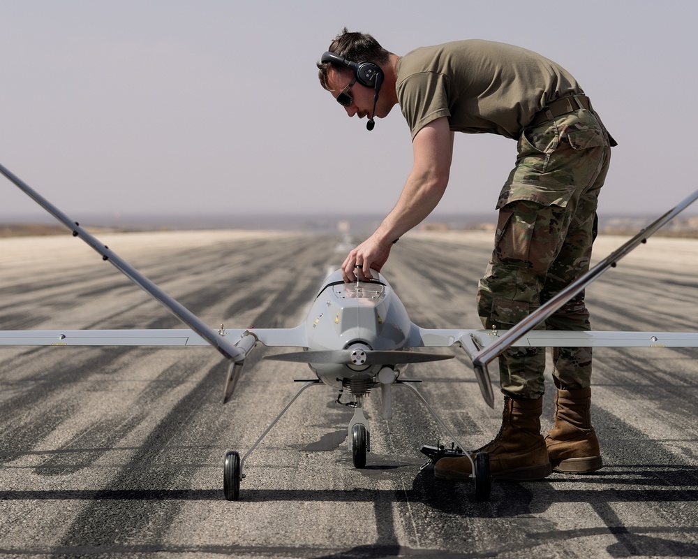 Task Force 99 conducts unmanned aerial vehicle flight testing in the U.S. Central Command area of responsibility.