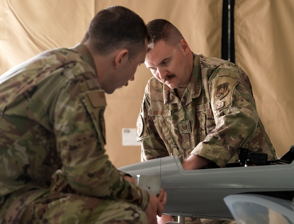 Task Force 99 conducts unmanned aerial vehicle flight testing in the U.S. Central Command area of responsibility.