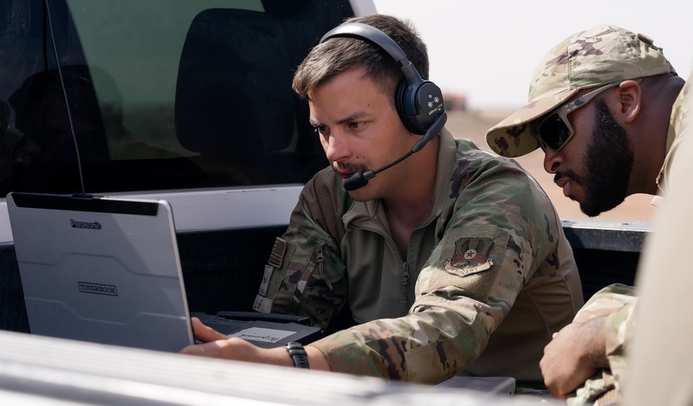 Task Force 99 conducts unmanned aerial vehicle flight testing in the U.S. Central Command area of responsibility.
