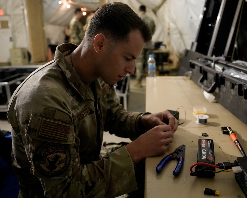 Task Force 99 conducts unmanned aerial vehicle flight testing in the U.S. Central Command area of responsibility.