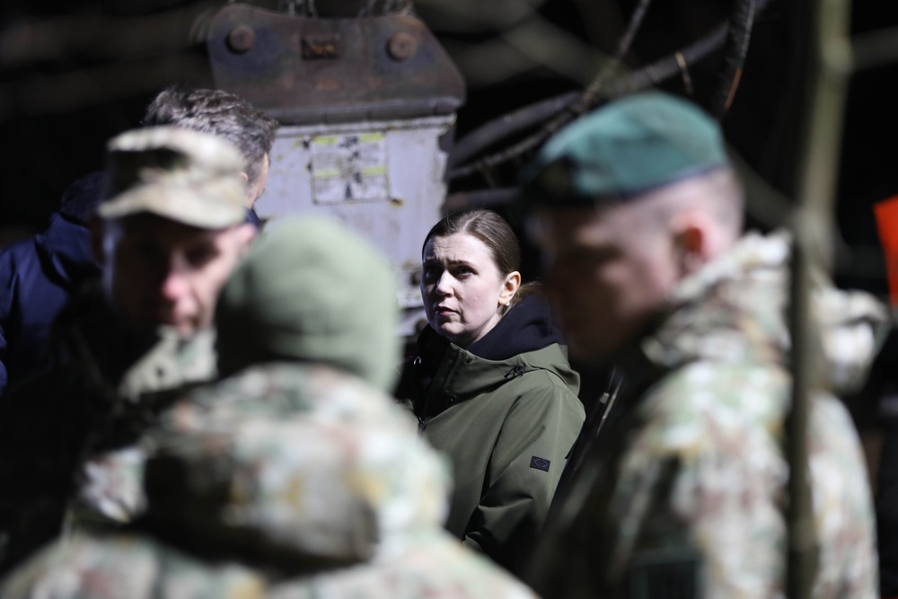 Recovery Efforts Continue Through the Night at Site of Submerged Vehicle in Search for Missing Soldiers