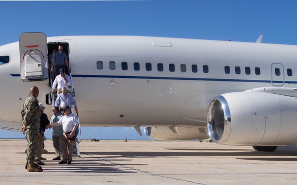 Members of the U.S. Senate Armed Services Committee, visit Naval Station Guantanamo Bay, Cuba