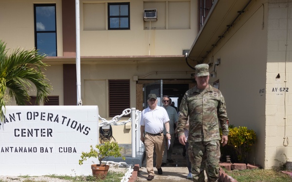 Members of the U.S. Senate Armed Services Committee, visit Naval Station Guantanamo Bay, Cuba