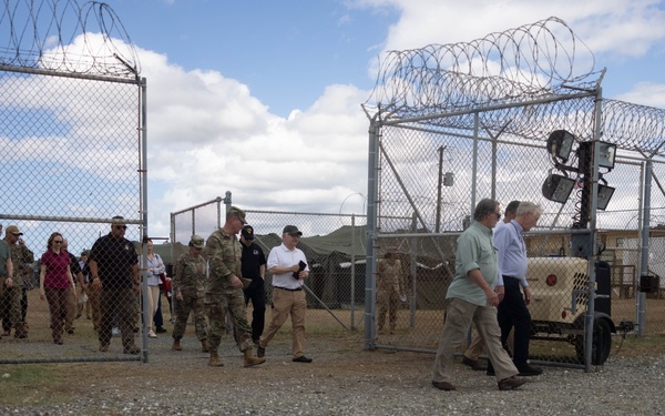 Members of the U.S. Senate Armed Services Committee, visit Naval Station Guantanamo Bay, Cuba