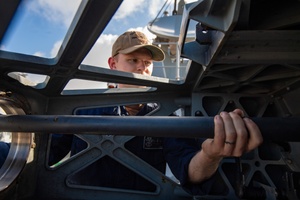 USS Ross CIWS firing