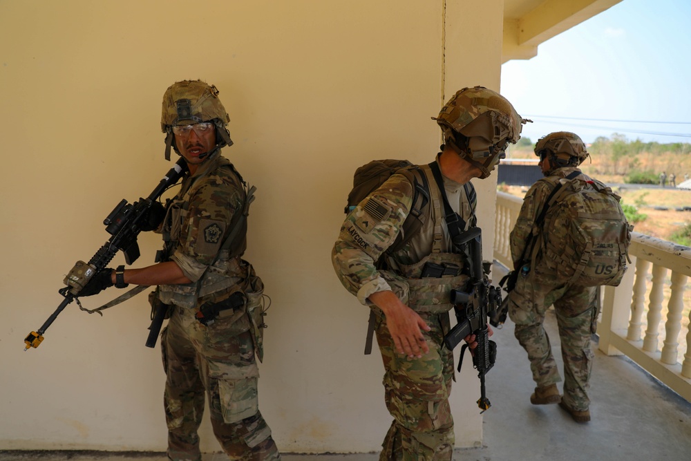 Hanuman Guardian 25: Soldiers Conduct Military Operations on Urbanized Terrain Training
