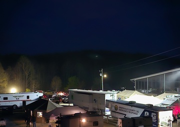 South Carolina National Guard assist the South Carolina Forestry Commission during the Table Rock Complex Wildfires