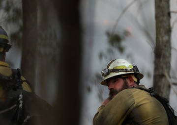 South Carolina National Guard assist the South Carolina Forestry Commission during the Table Rock Complex Wildfires