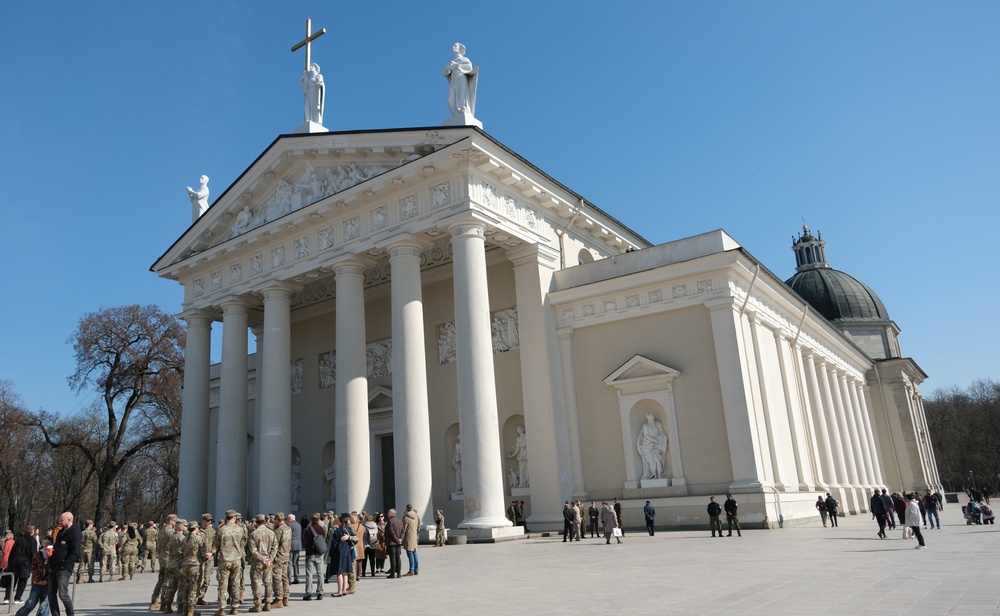 Vilnius cathedral holds special church service for missing U.S. soldiers