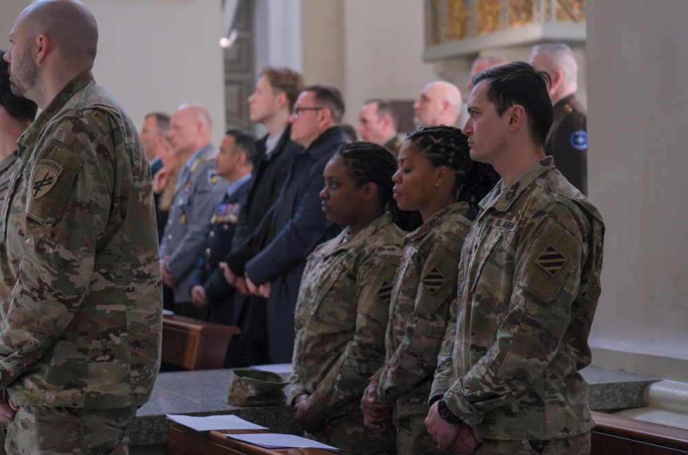 Vilnius cathedral holds special church service for missing U.S. soldiers