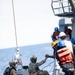 U.S. Coast Guard conducts small boat operations with U.S. Navy Sailors