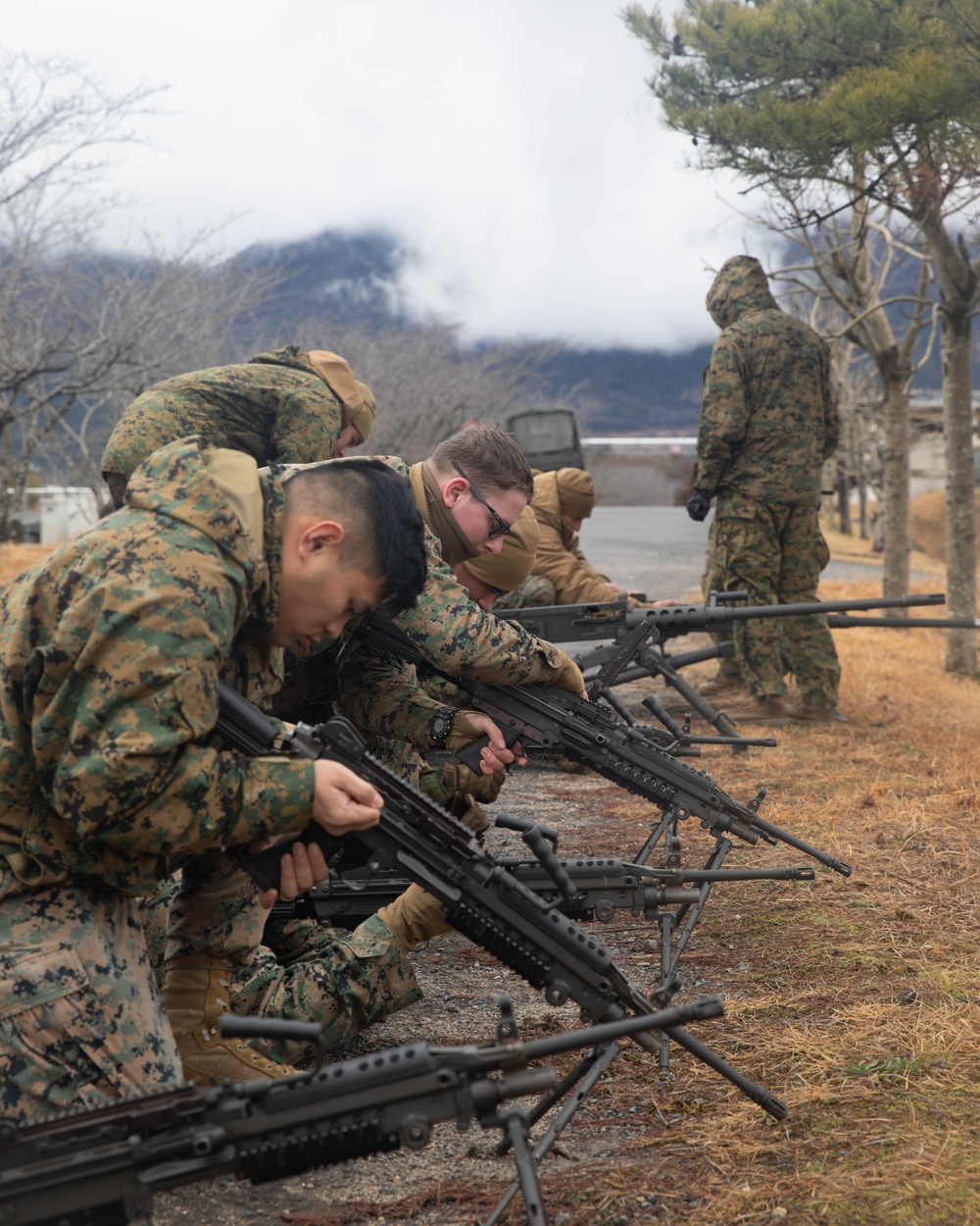 Northern Dragon 25: MCAS Iwakuni and 3rd SGX Marines finalize machine gun range preparation