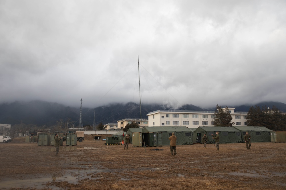 Northern Dragon 25: MCAS Iwakuni and 3rd SGX Marines finalize machine gun range preparation