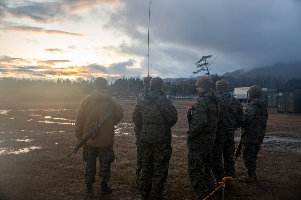 Northern Dragon 25: MCAS Iwakuni and 3rd SGX Marines finalize machine gun range preparation