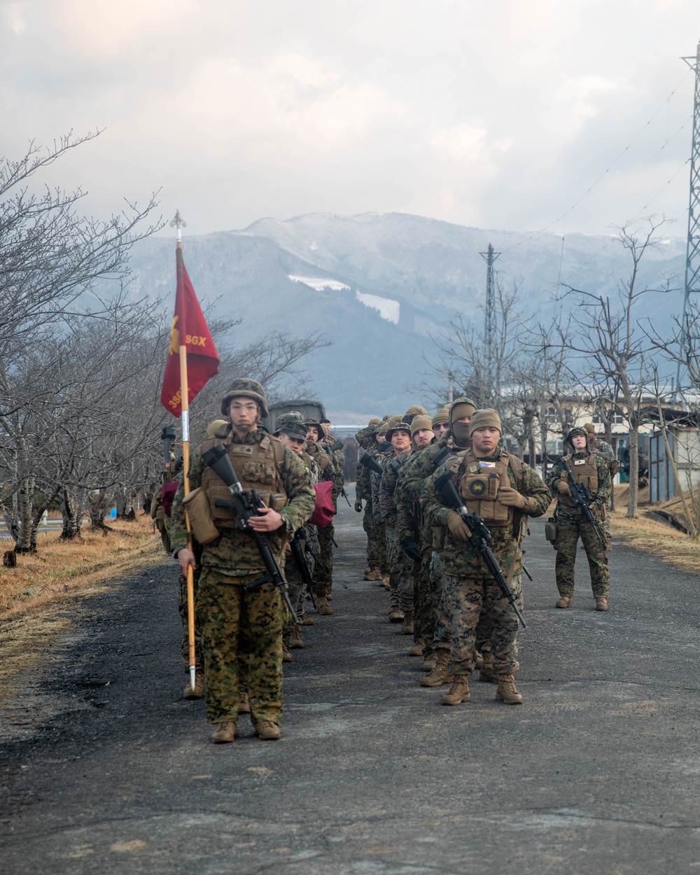Northern Dragon 25: MCAS Iwakuni and 3rd SGX Marines conduct a machine gun range