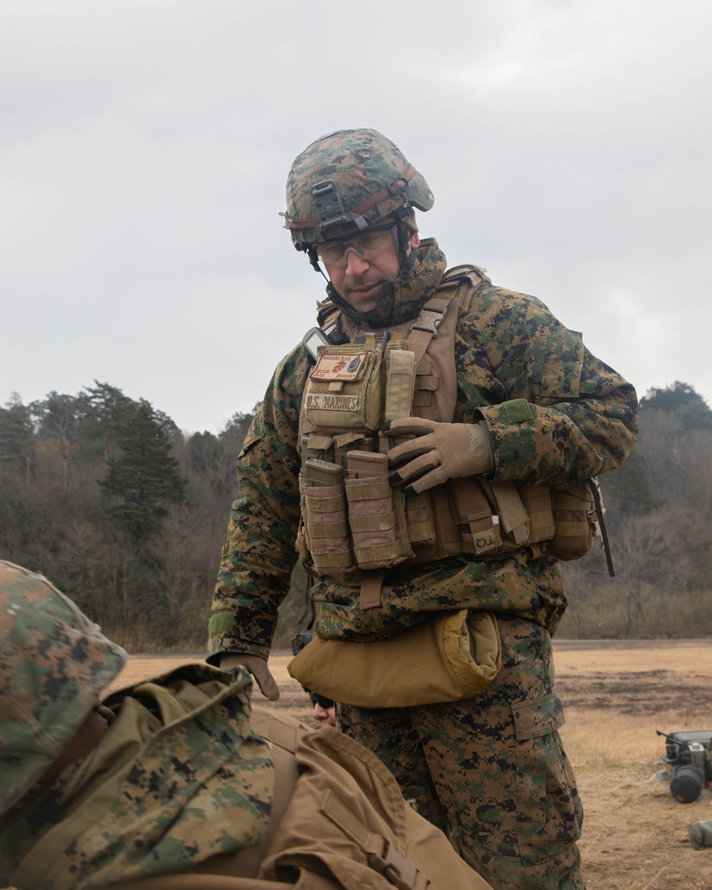 Northern Dragon 25: MCAS Iwakuni and 3rd SGX Marines conduct a machine gun range