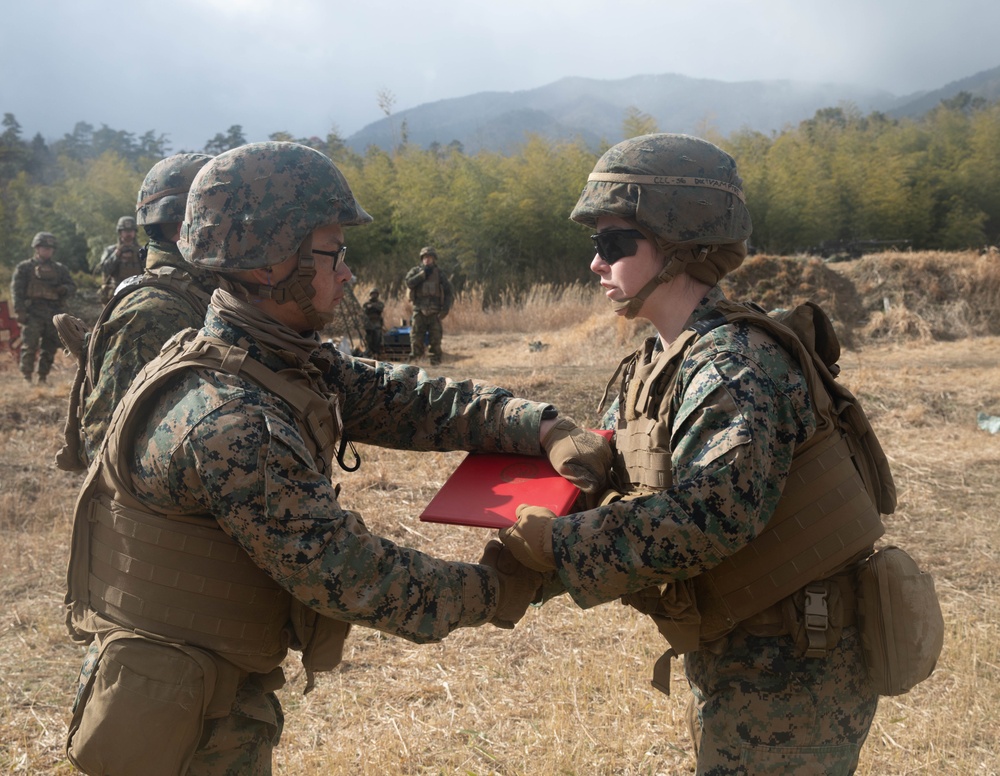 CLC-36 corpsman earns FMF pin during Northern Dragon 25