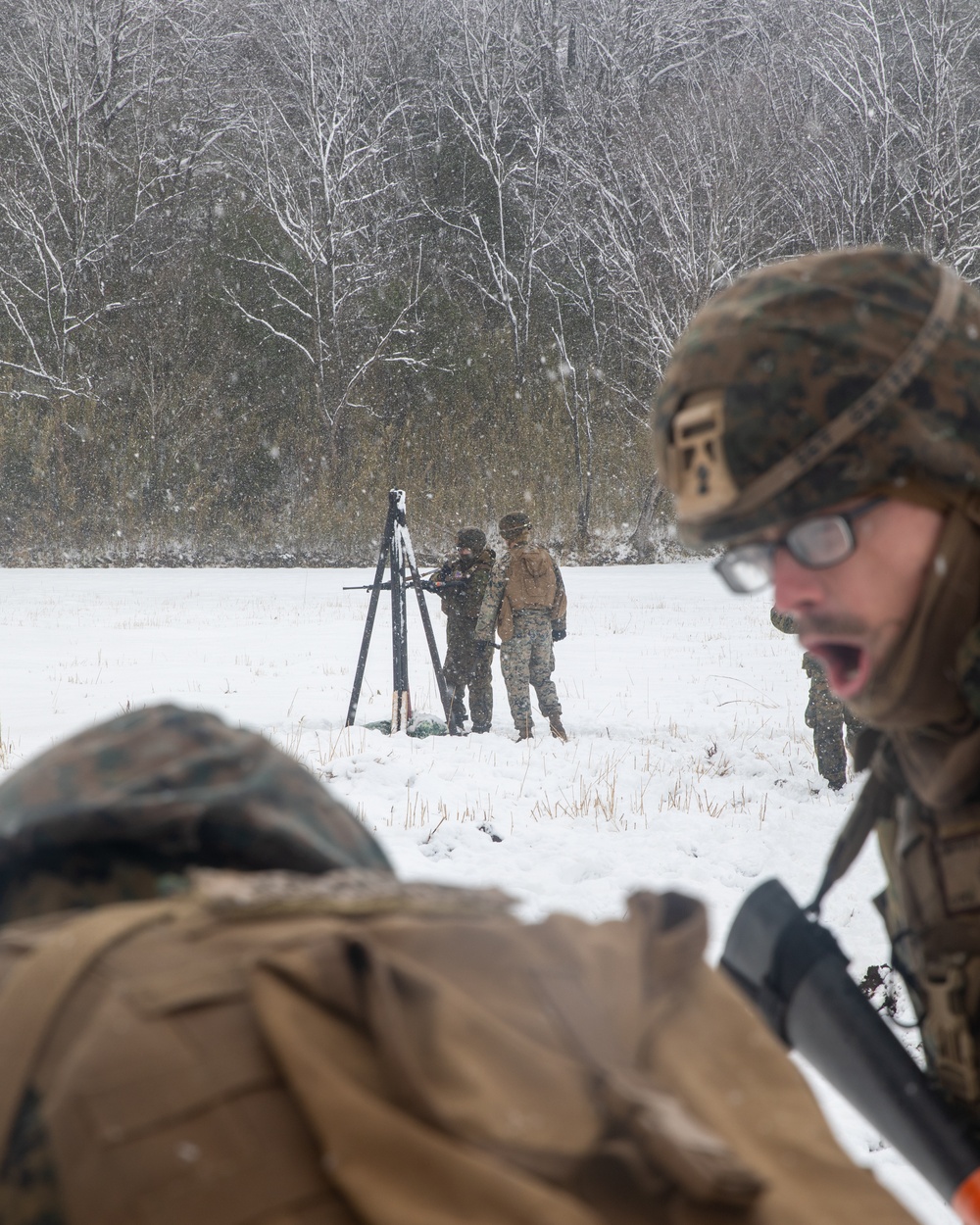 Exercise Northern Dragon 2025: MCAS Iwakuni and 3rd SGX Marines shoot table three