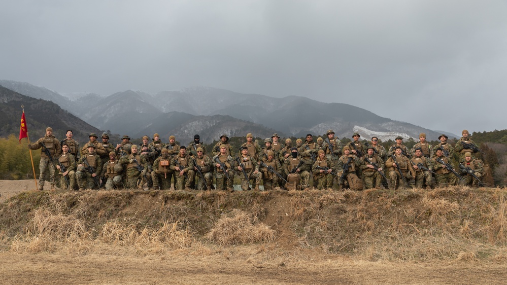 Exercise Northern Dragon 2025: MCAS Iwakuni and 3rd SGX Marines shoot table three