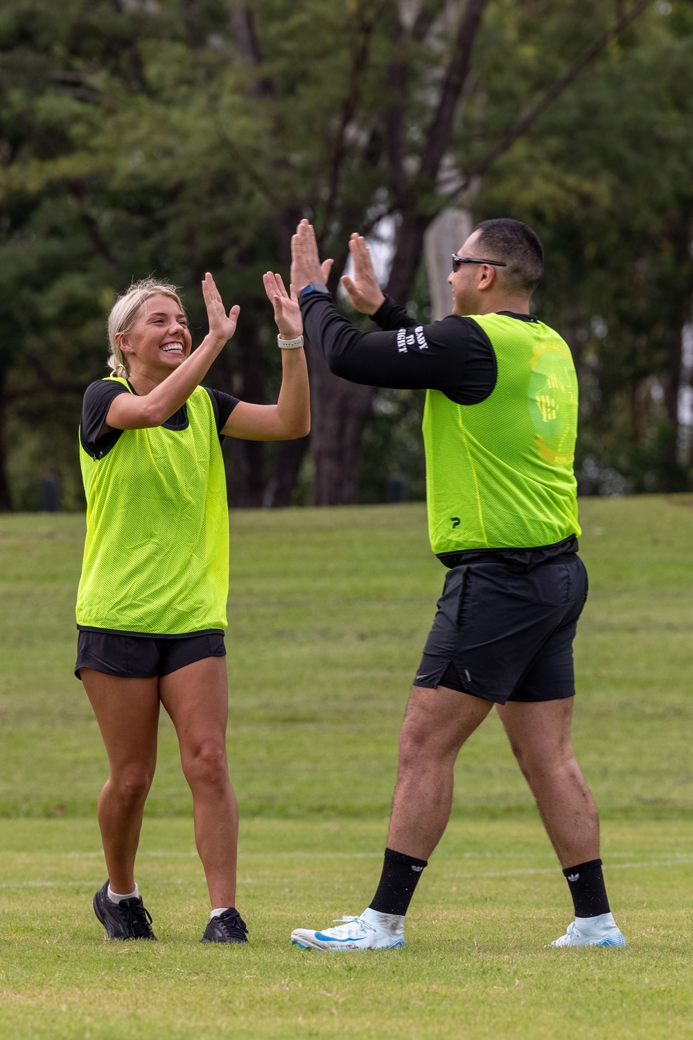 MRF-D 25.3: U.S. Marines soccer game with Mindil Aces Football Club