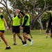 MRF-D 25.3: U.S. Marines soccer game with Mindil Aces Football Club