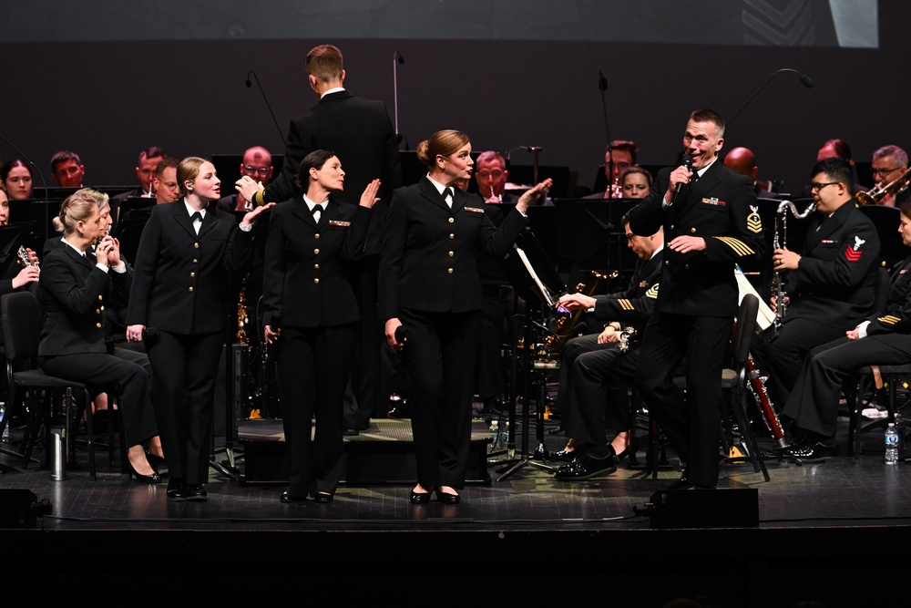U.S. Navy Band performs in Charleston on National Tour