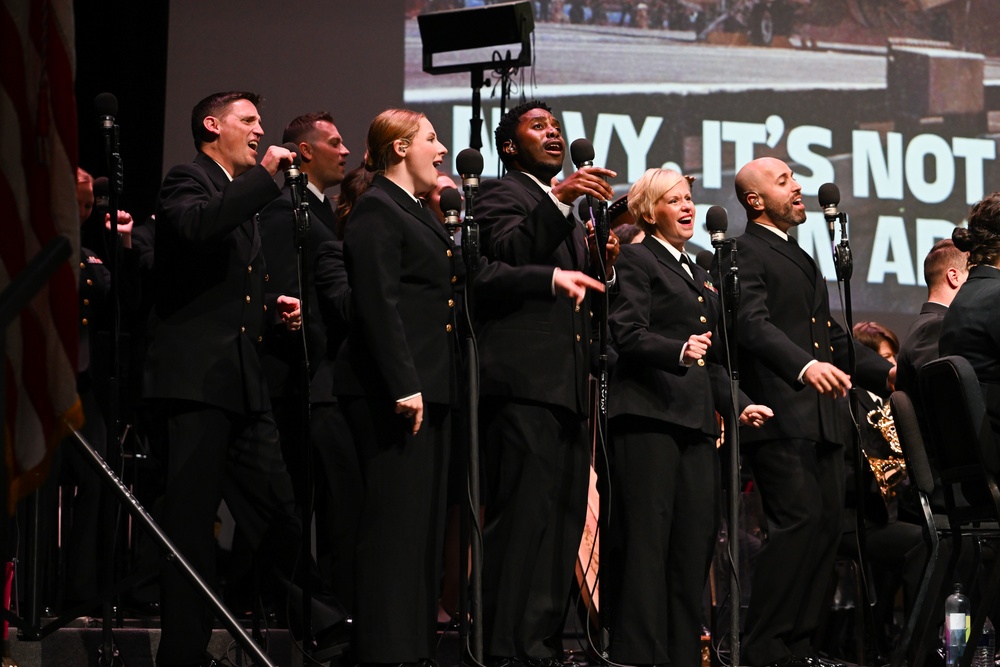 U.S. Navy Band performs in Charleston on National Tour