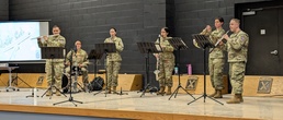 10th Mountain Division Band entertains, educates Fort Drum students in support of Music in Our Schools