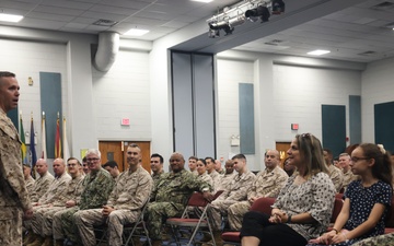 TF 51/5th MEB Welcomes Sgt. Maj. Adam Gharati