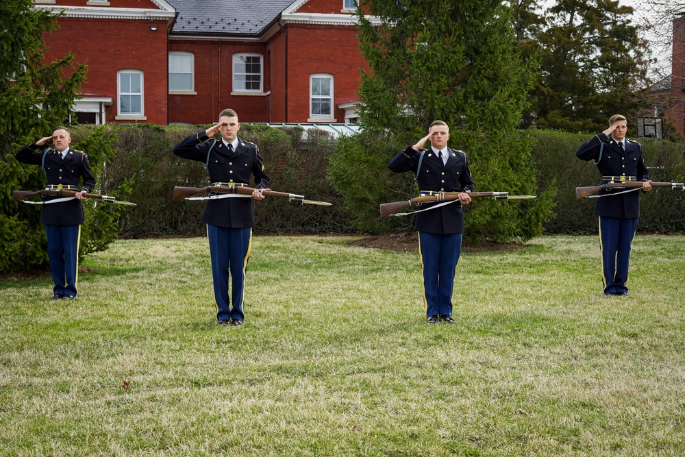 U.S. Army Drill Team Group Photos, March 20, 2025