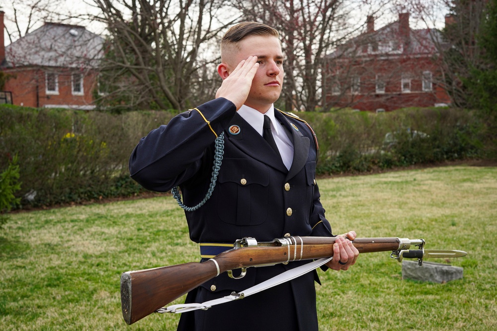 U.S. Army Drill Team Group Photos, March 20, 2025