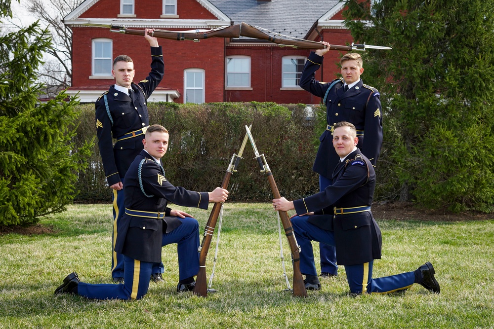 U.S. Army Drill Team Group Photos, March 20, 2025