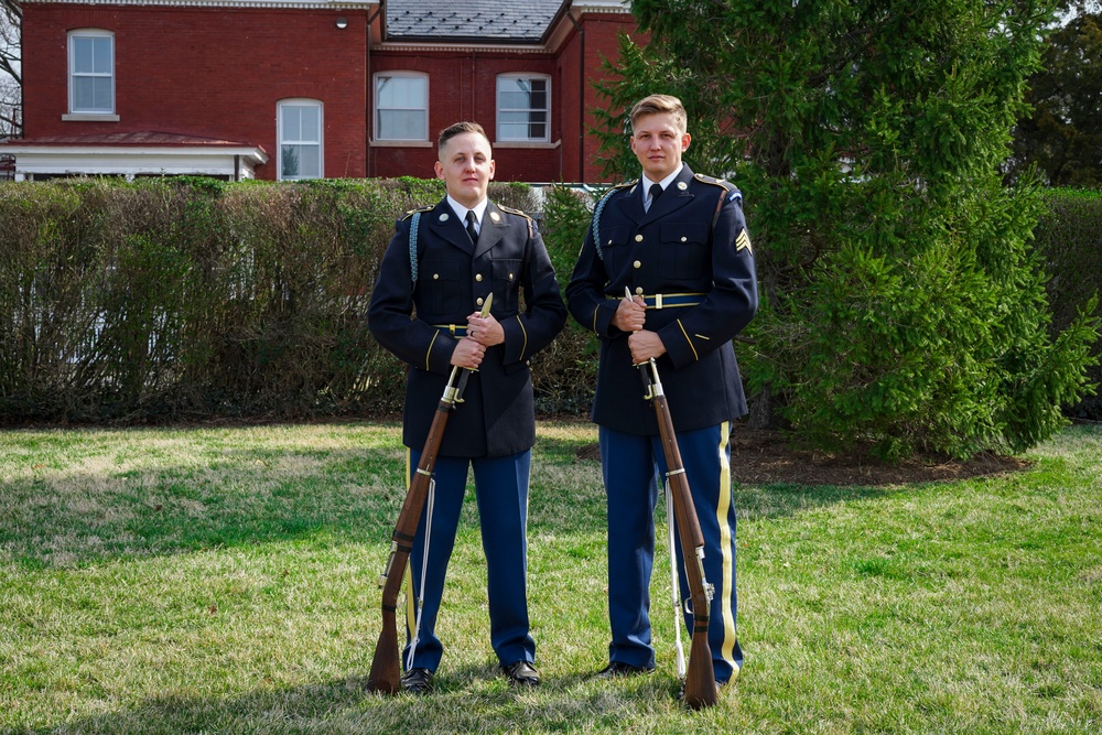 U.S. Army Drill Team Group Photos, March 20, 2025