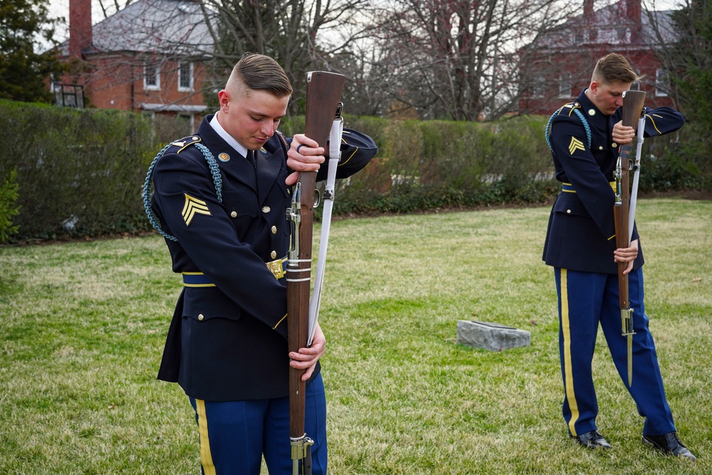 U.S. Army Drill Team Group Photos, March 20, 2025