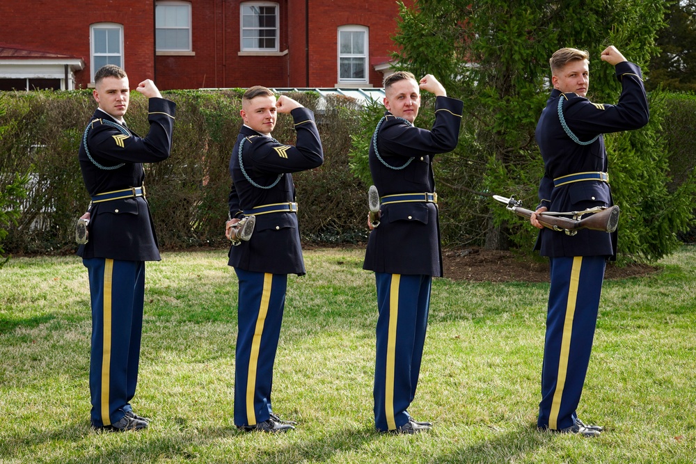 U.S. Army Drill Team Group Photos, March 20, 2025