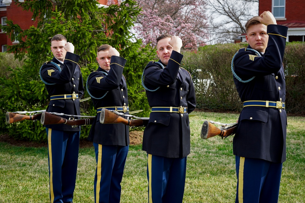U.S. Army Drill Team Group Photos, March 20, 2025