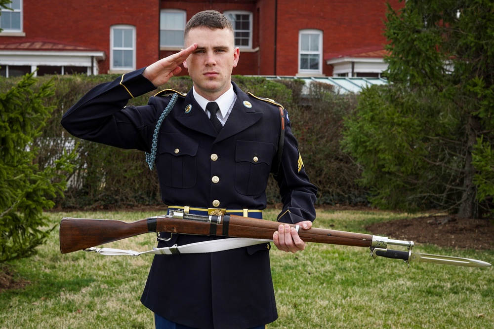 U.S. Army Drill Team Group Photos, March 20, 2025