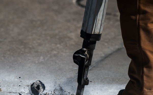 45th CES repairs flight line at PSFB