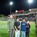 Two T38 Talons fly over for River Cats season opener