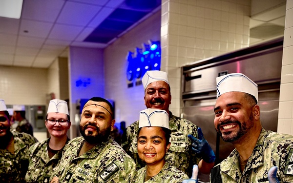 NMCSD Chief Mess celebrate 132nd CPO birthday by serving meal